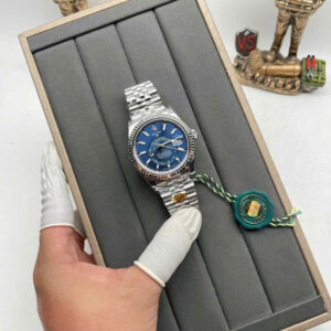 ROLEX SKY-DWELLER 336934 REPLICA WATCH BLUE DIAL JUBILEE STRAP ZF FACTORY 42MM (1)